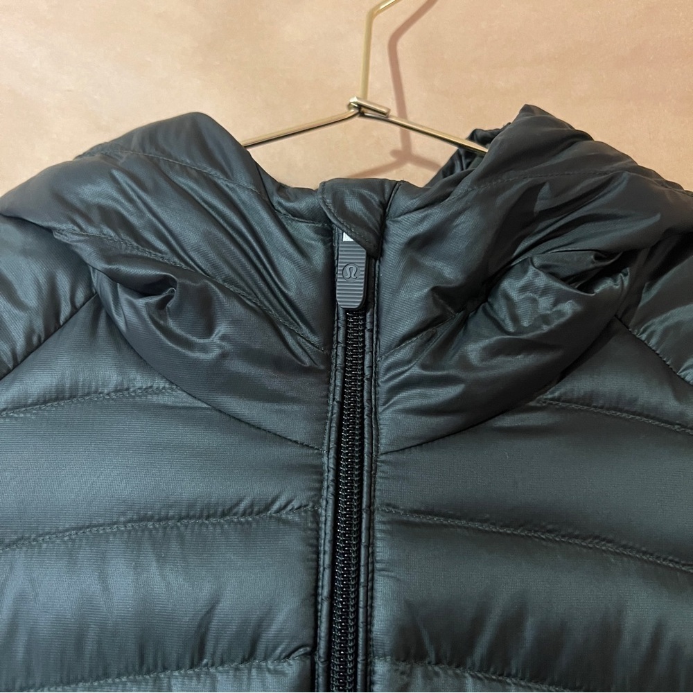 Lululemon | Down For A Run Jacket II Gator Green Zip Up Puffer Goose Down Size 6 - Picture 5 of 15